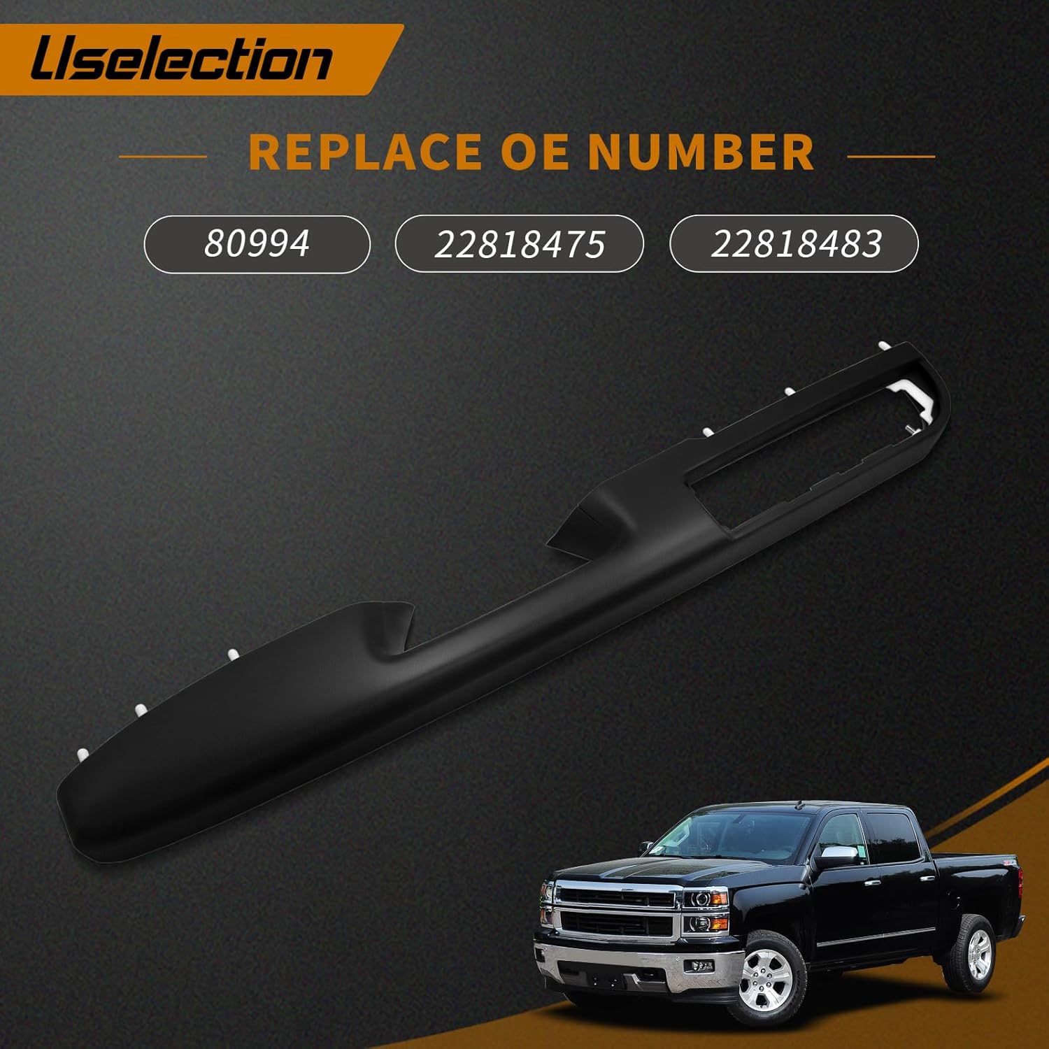 80994 Front (Right Driver Side) Armrest Repair Kit Fit for Chevy Silverado Suburban Tahoe Avalanche For GMC Sierra Yukon 2010-2014 Door Panel with Release Handle Above Armrest (27In) (80994(R))