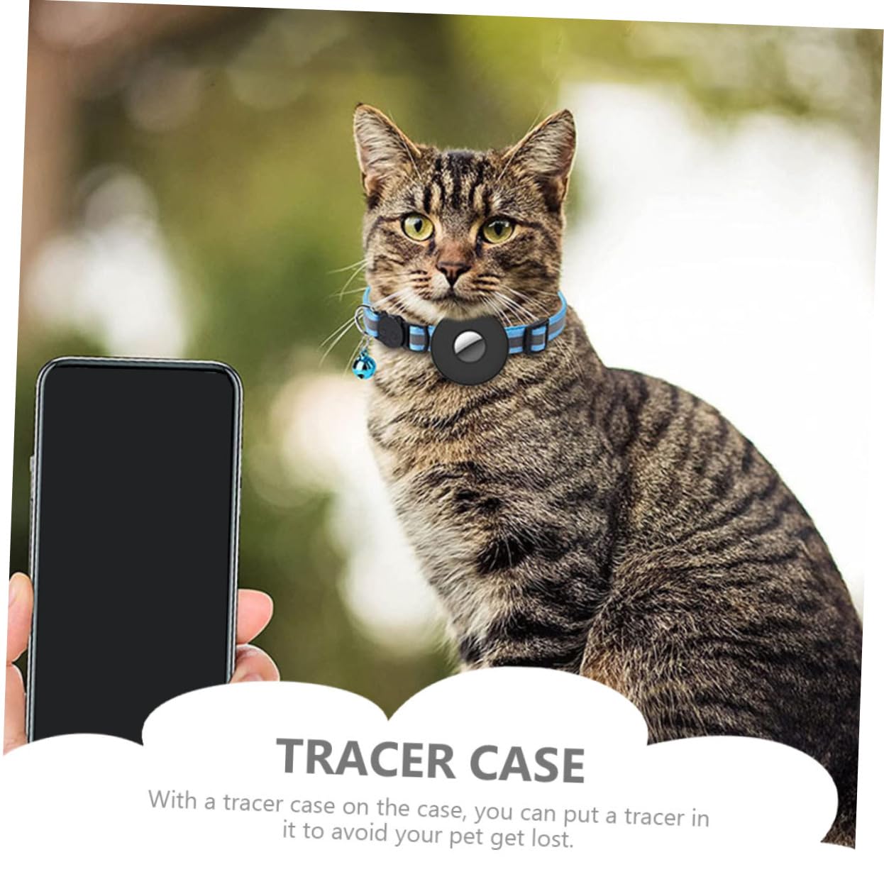 INOOMP 5pièces Collier Réfléchissant pour Chat avec Cloche Amovible Collier Ajustable Et Léger pour Animaux De Compagnie pour Fêtes Et Événements Spéciaux