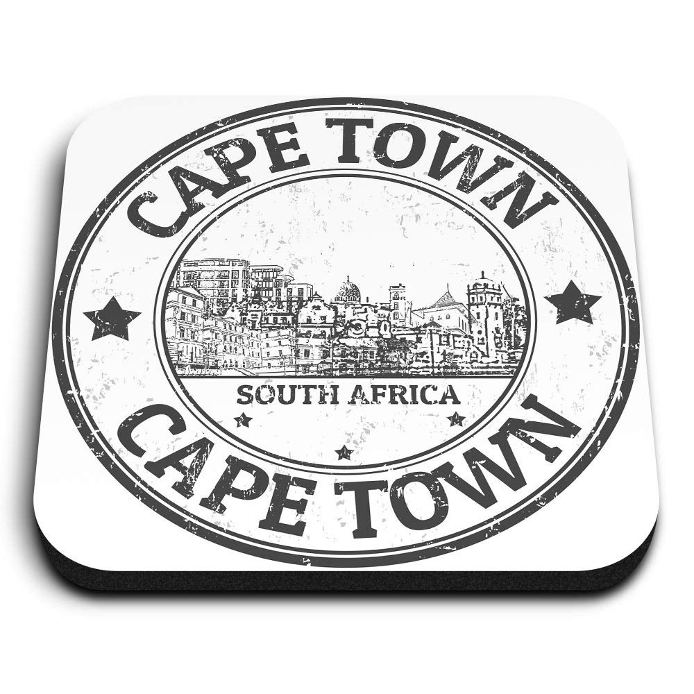 Destination Vinyl Ltd Multicolor 1 X Square Mdf Fridge Magnet - Cape Town South Africa 39865