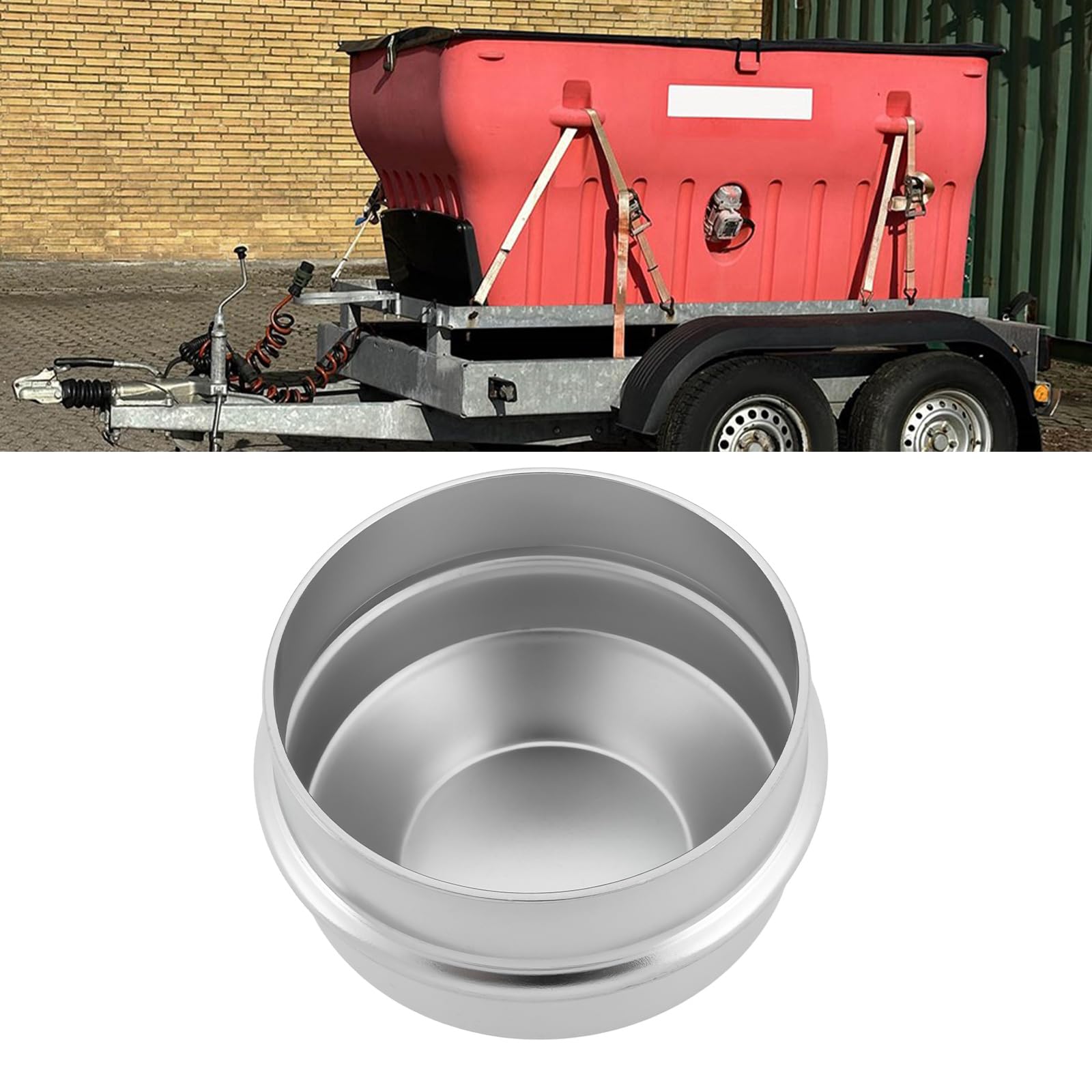 Lot de 4 Cache-moyeux de Roue de Remorque 47 Mm Compatible avec Avonride Moyeux à Tambour de La Série ACEF