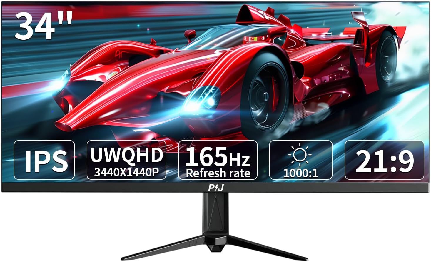 Monitor Gaming 34 pulgadas UltraWide 1440p IPS 165Hz