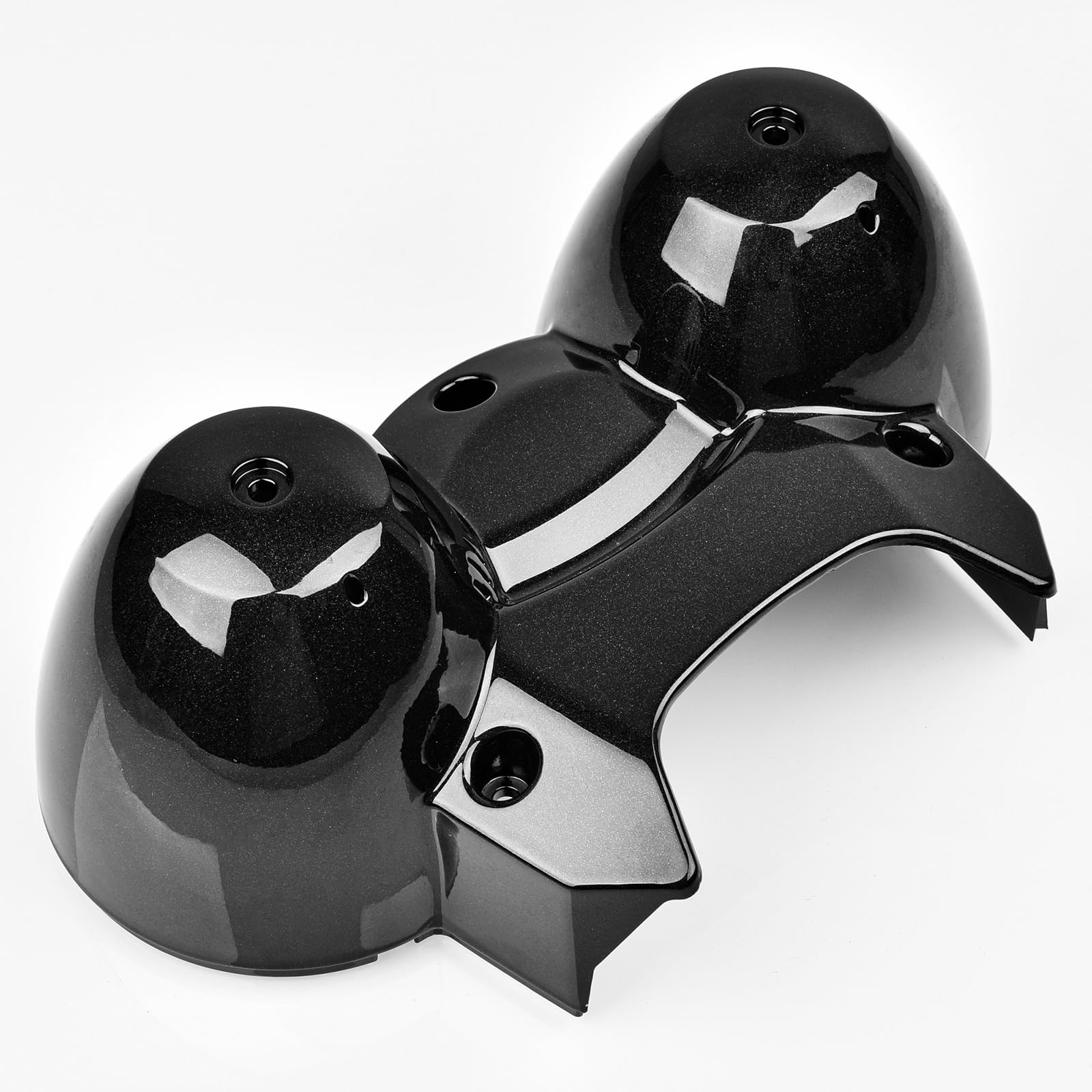 Compatibile con Z900RS / CAFE/SE 2018-2025 - Copertura inferiore contachilometri, cover contagiri, stile vintage, carenatura moto, accessori personalizzazione (Nero Brillante)