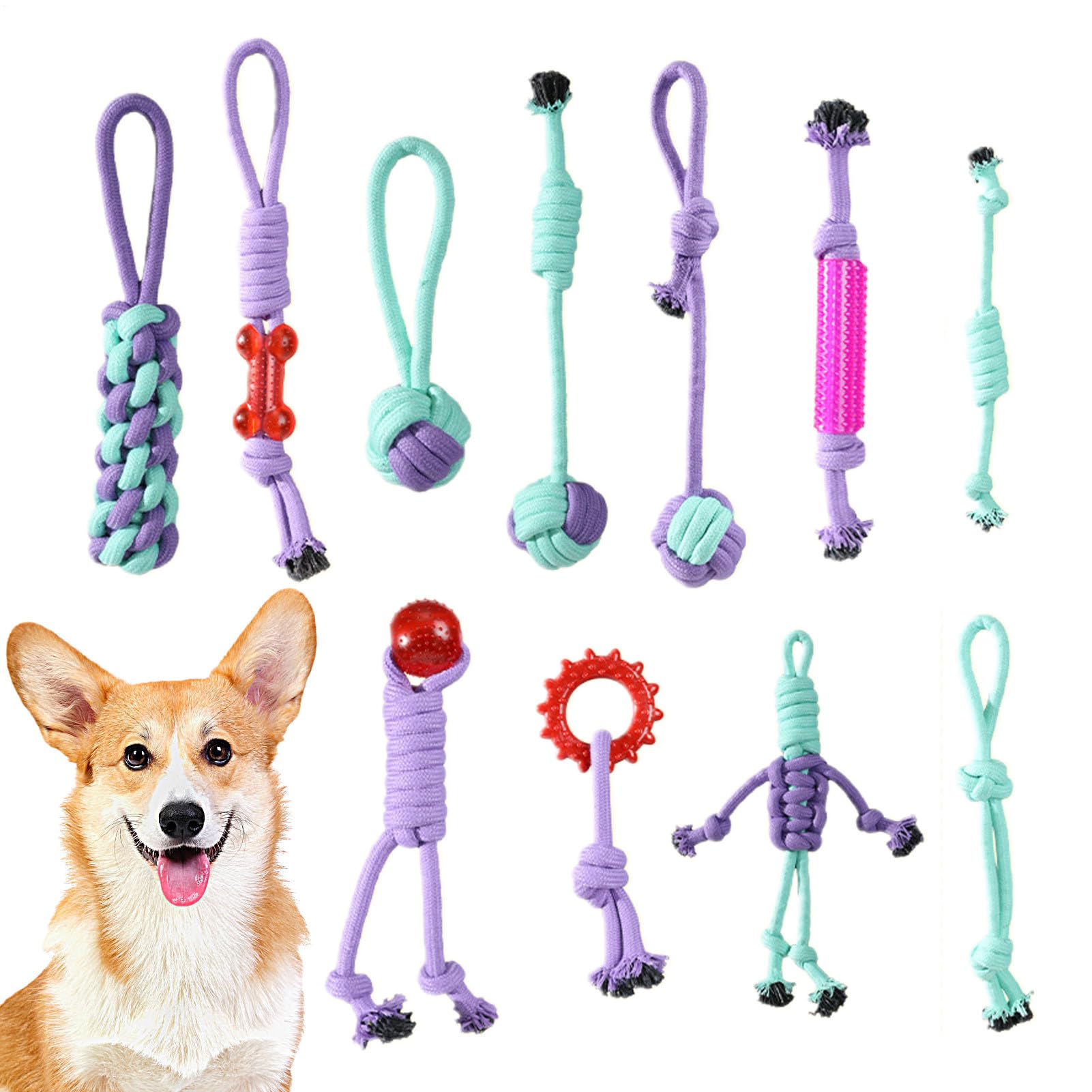 Jouets en corde pour chiens pour soulager l'ennui et stopper le comportement destructeur