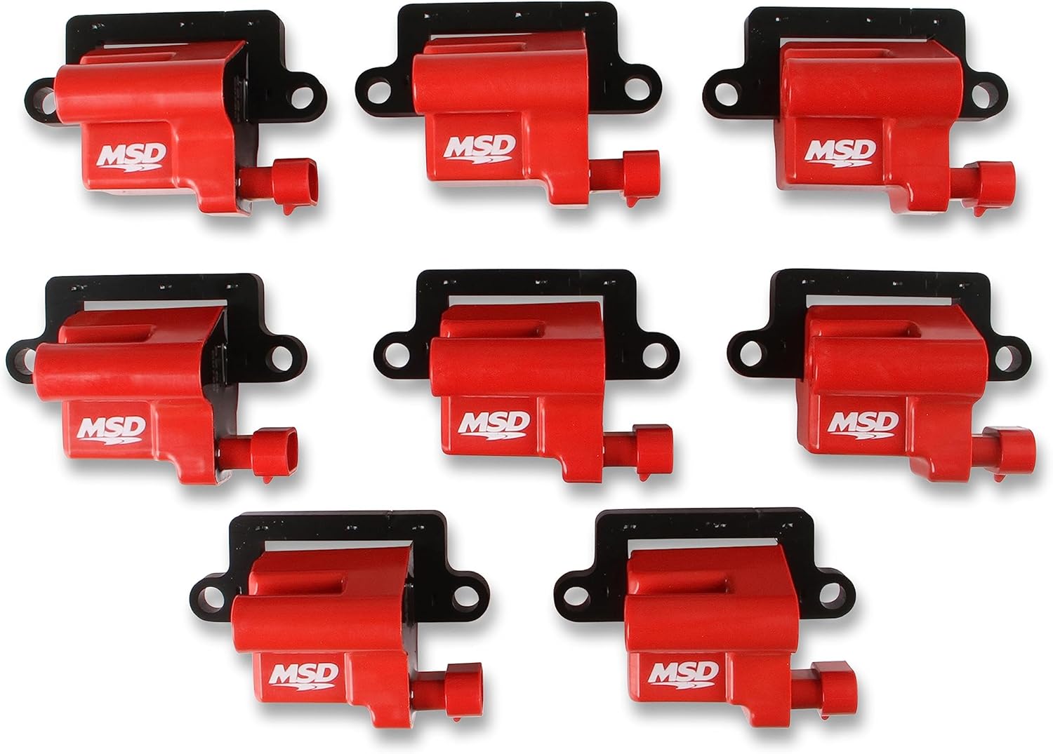 MSD 82648 Ignition Coil Blaster LS Series, Red, 8-Pack