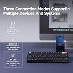 NuPhy Air75 V3 Clavier mécanique sans fil à chaud, 84 Clés 75% Clavier à profil bas personnalisé avec Knob, RGB Backlit, Joint monté, Support Bluetooth/2.4GHz/USB-C, Black-Blush Nano