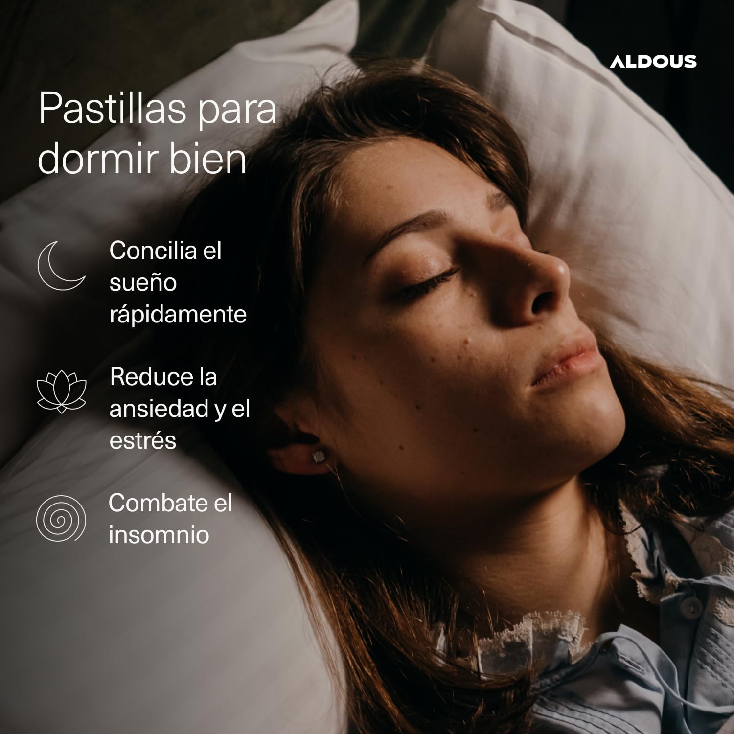 Melatonina Pura 1,9 mg con Magnesio - 250 Cápsulas para +8 meses - Pastillas para dormir bien - Ayuda a conciliar el sueño profundo - Insomnio, Cansancio - Con 5HTP, Valeriana, Vitamina B6 - ALDOUS