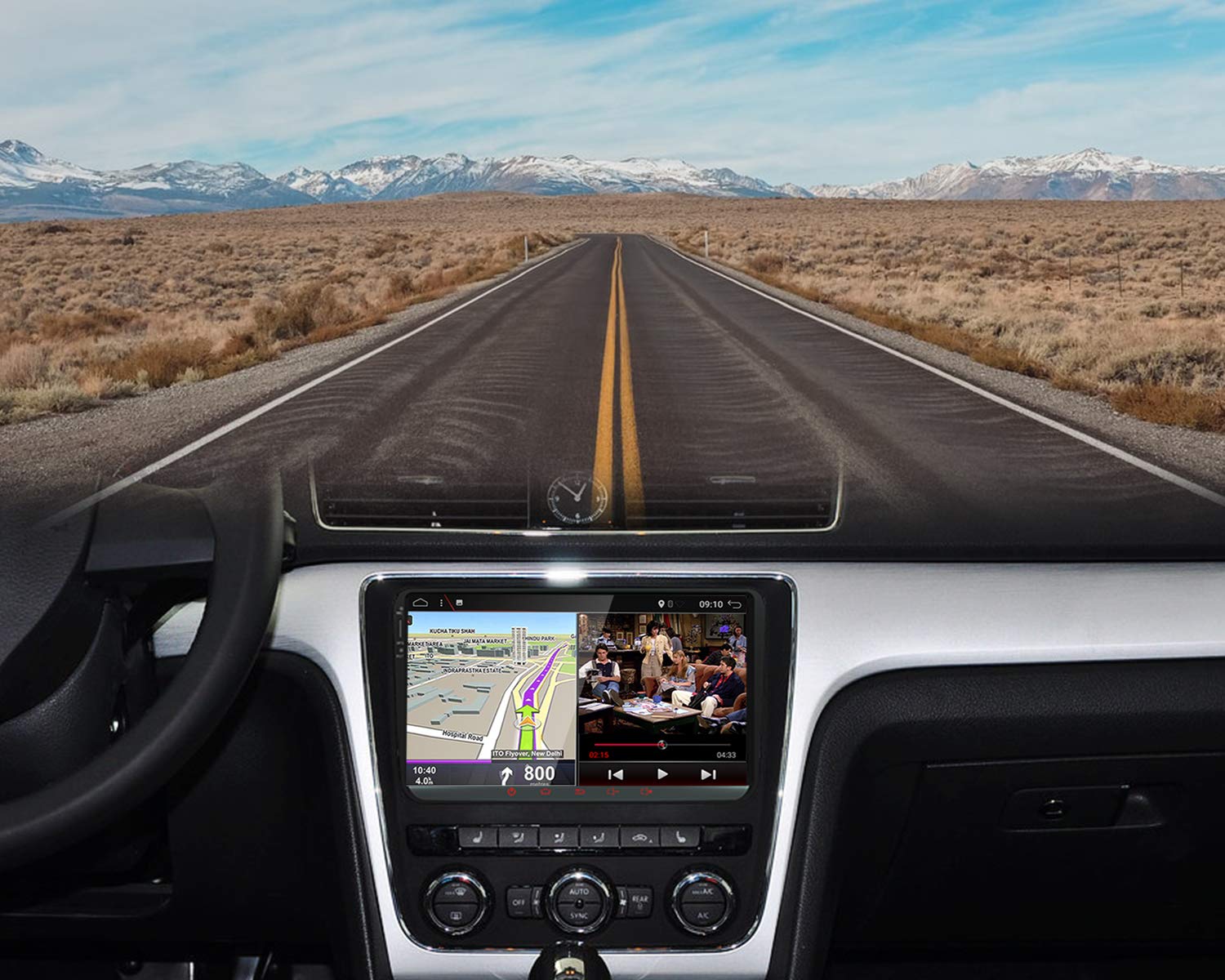 BXLIYER Android 10 Double Din Car Stereo Fit for VW Golf/Skoda/Seat/Passat/Polo Head Unit Navigation - Free Backup Camera Canbus - 9 Inch - 2G+32G - Support DAB WiFi Bluetooth Steering Wheel Carplay