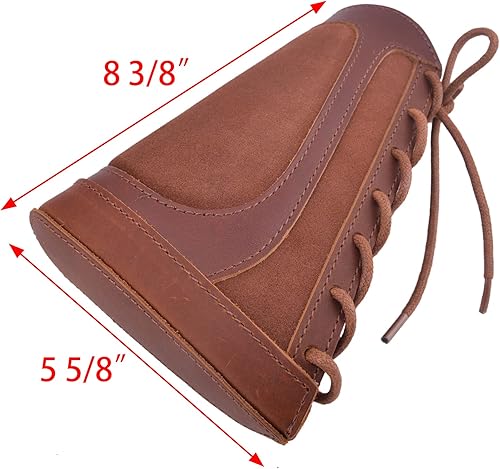Miniatura 8 de Pistola de cuero Buttstock mejilla resto pad rifle munición soporte para .30-30 .44mag .357 .308 .45-70 12GA 16GA 20GA