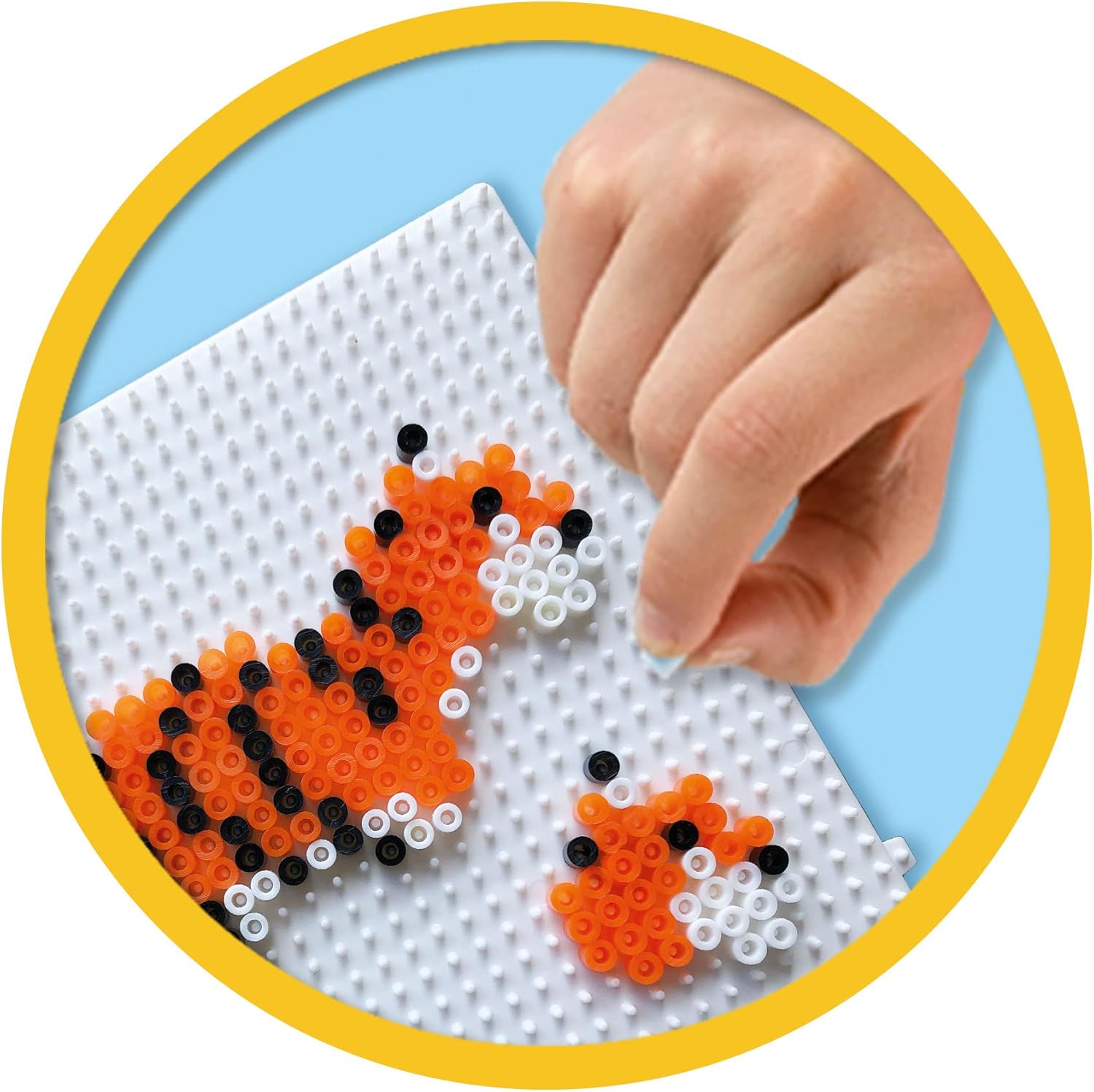 SES Creative 06260 Iron on Beads-Safari Animals