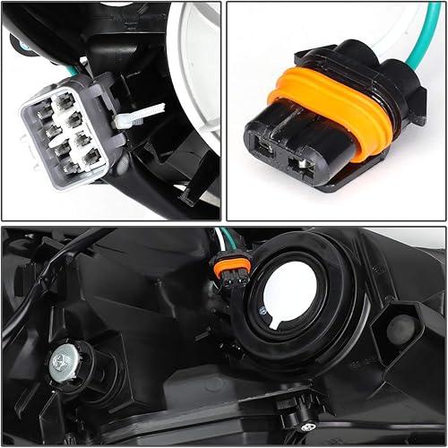 Miniatura 5 de Auto Dynasty Par de luces LED ámbar para montaje de faros delanteros compatibles con OutbackLegacy 10-14