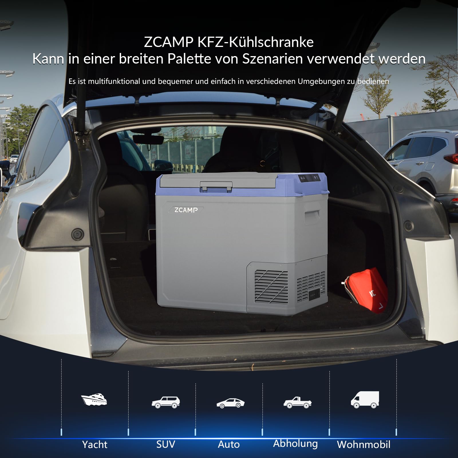 GE50 45.3L Réfrigérateur de Voiture Portable congélateur et réfrigérateur, Glaciere Électrique à Compression pour Maison, dortoir, Camping, -20℃ BIS 20℃