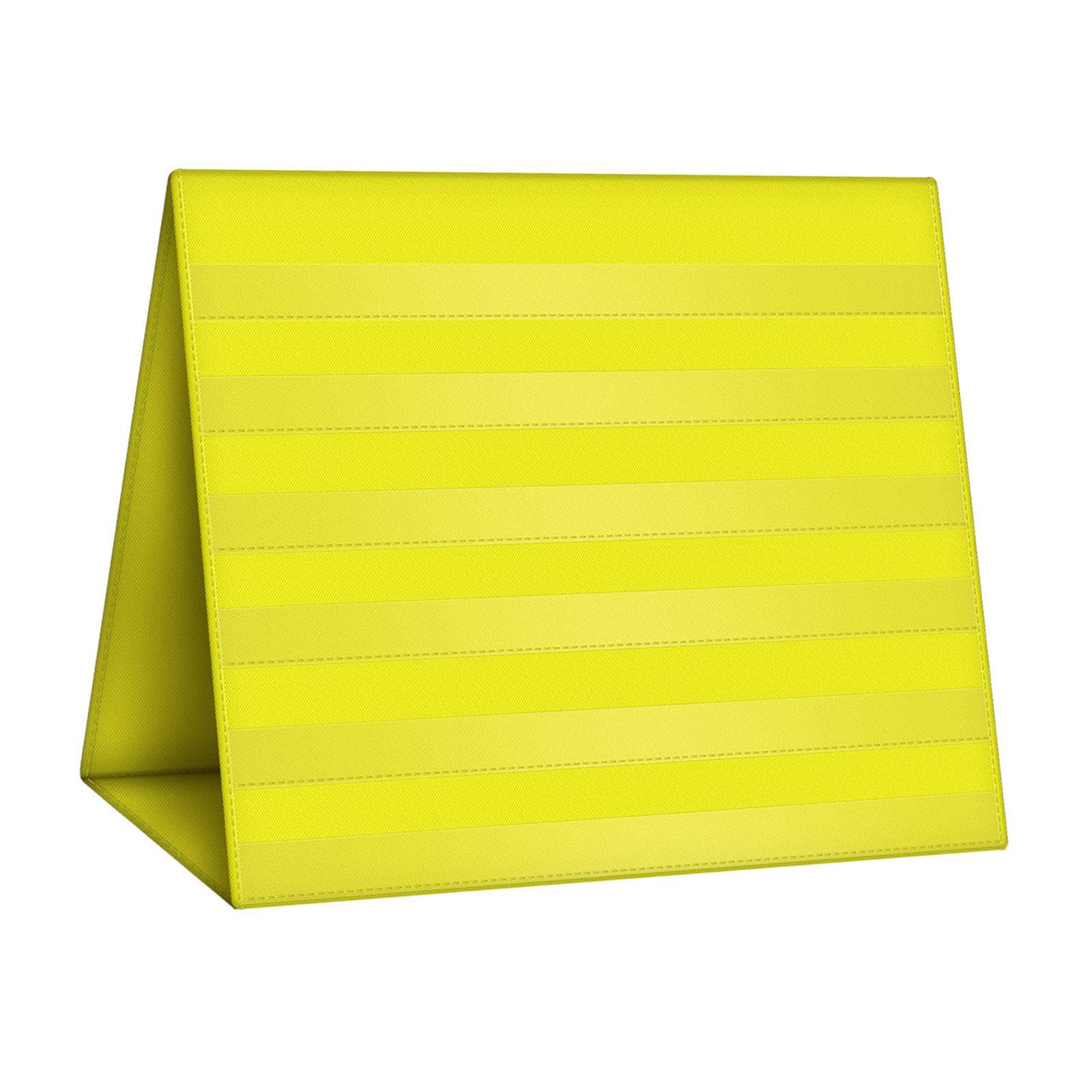 Tasca Da Tavolo, Supporto per Schede, Espositore Pieghevole per Materiale Didattico, per Classe, Asilo, Insegnante, Giallo