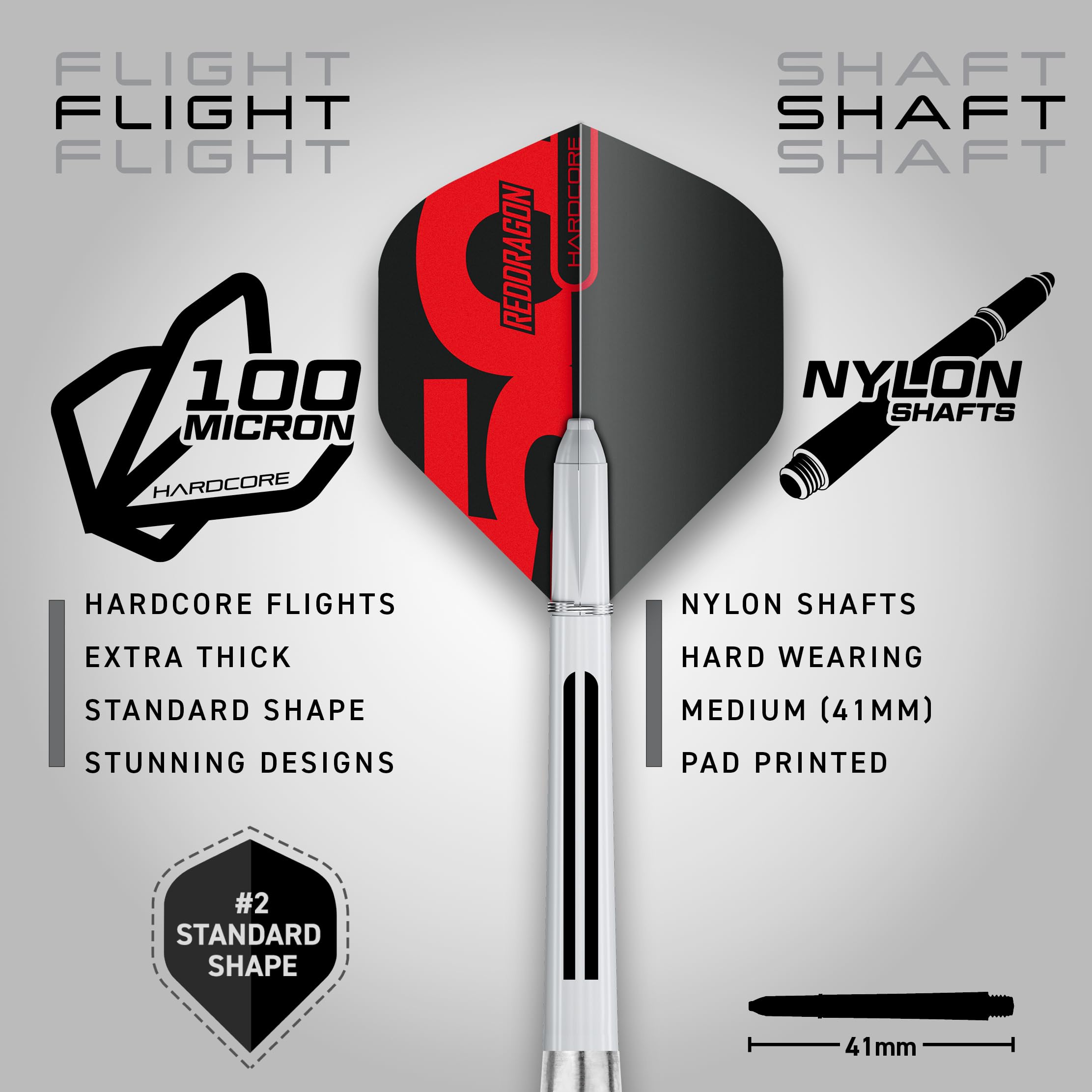 RED DRAGON Darts - Axis Set di Freccette in Acciaio Professionale da 24 Grammi in tungsteno Verde con Alette, aste e Portafoglio