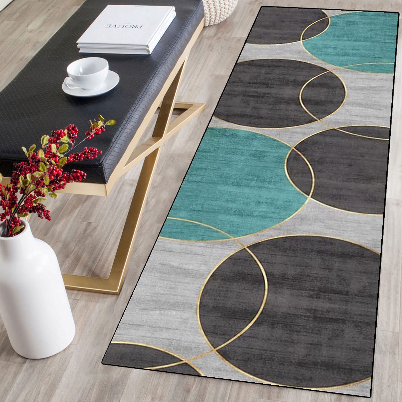 Tapis de couloir antidérapant lavable pour éviter les glissades entrée