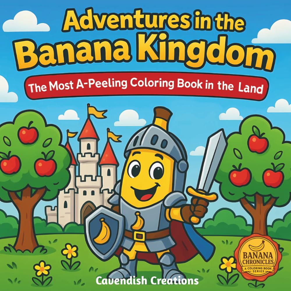 Adventures in the Banana Kingdom: The Most A-Peeling Coloring Book in the Land (Banana Chronicles)