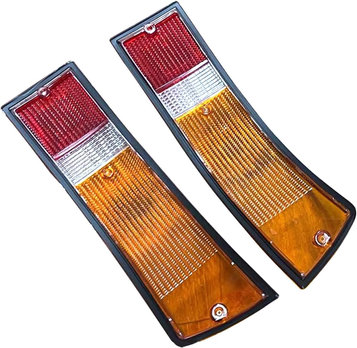 Pair LH & RH Rear Tail Light Lens Reproduction W/Screws For Porsche 911 912
