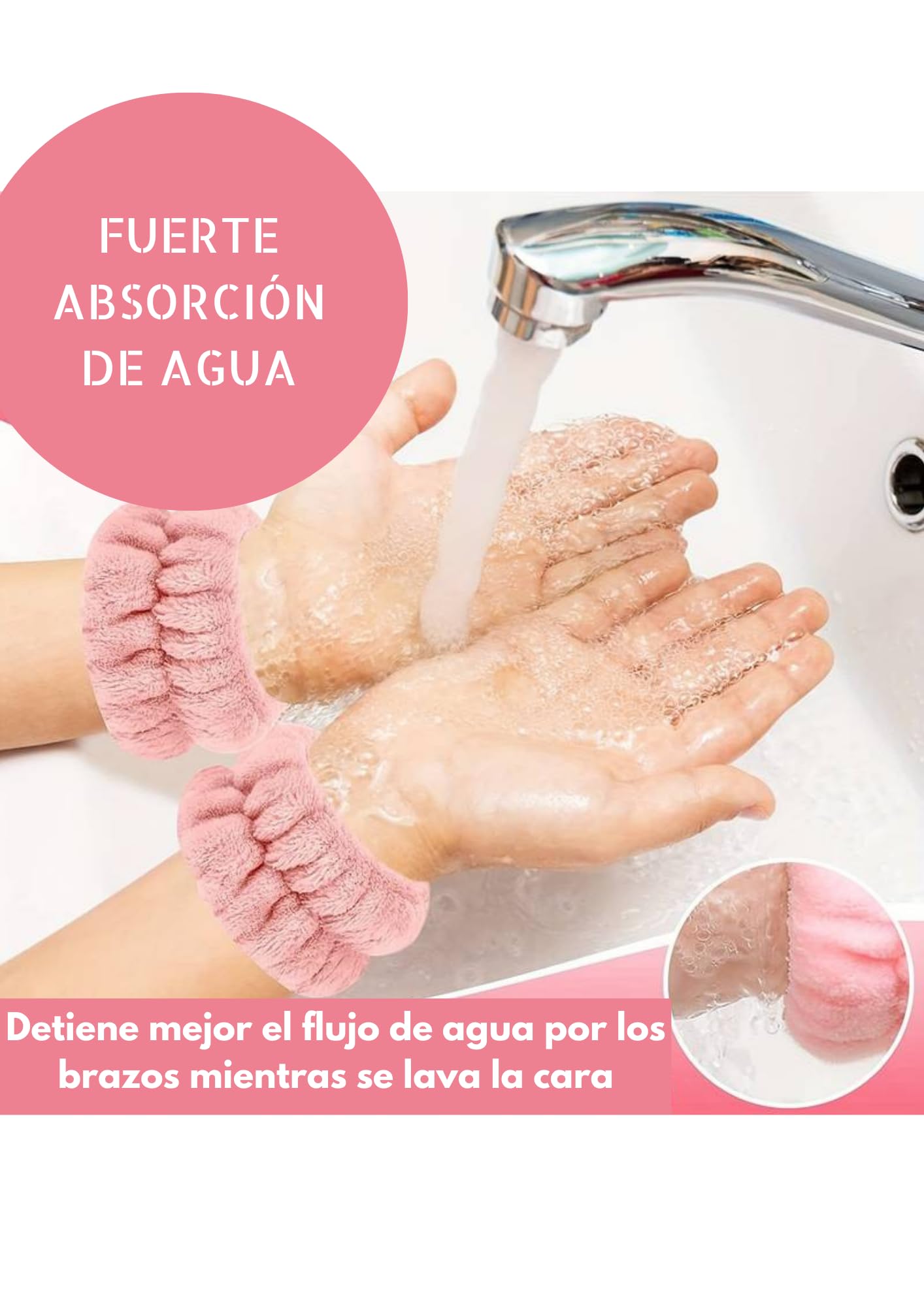 Kit Skincare Gua Sha Facial Rodillo Masajeador De Cara Ice Roller Cepillo Limpiador Rostro Diadema Maquillaje Mujer Y Muñequeras Pack Reafirmante Hielo Para La Cara Regalo San Valentin