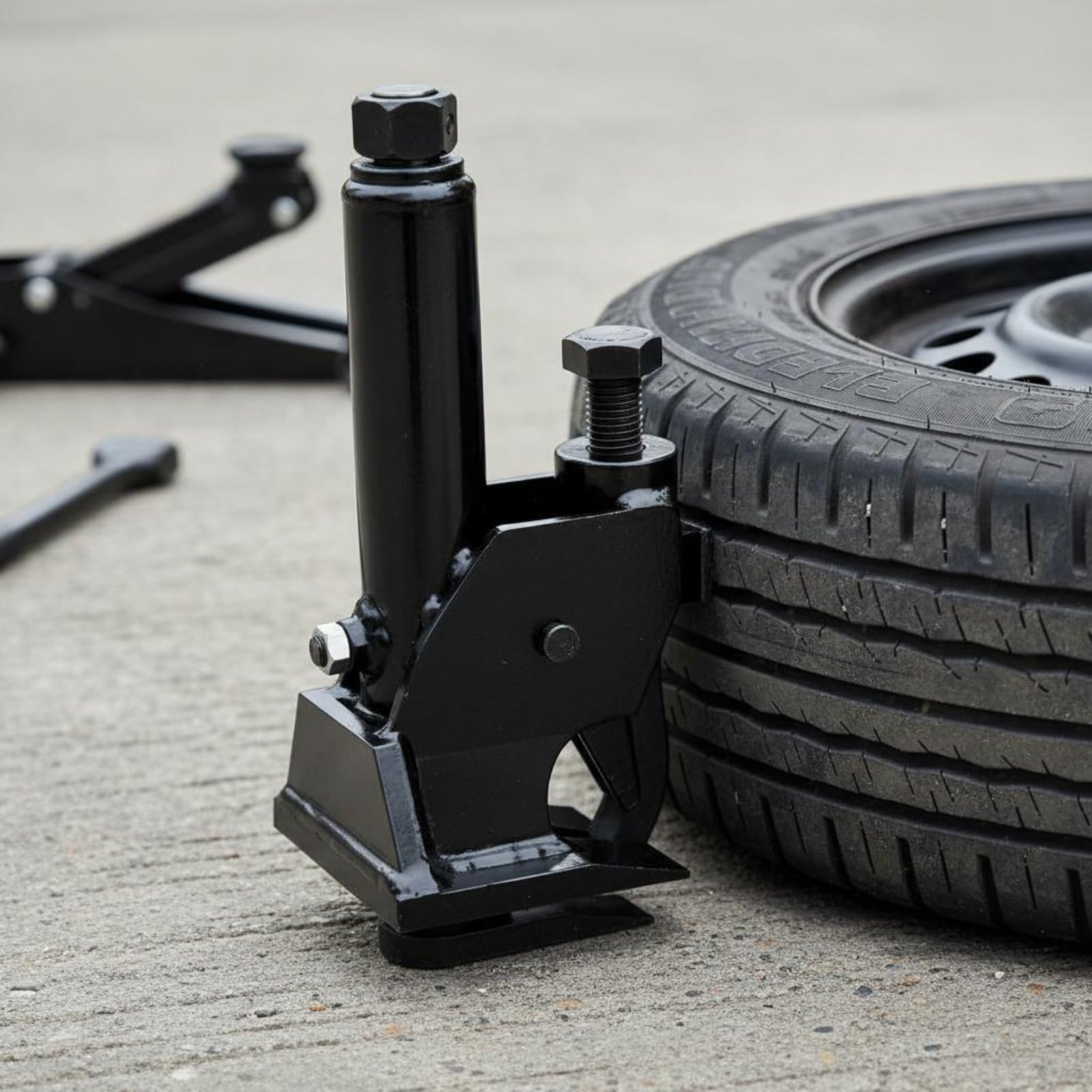 Tire Bead Breaker Herramienta Desmontadora Separador Palanca Manual Construcción Robusta con Base Estable y Tamaño Compacto para Trabajo en Taller
