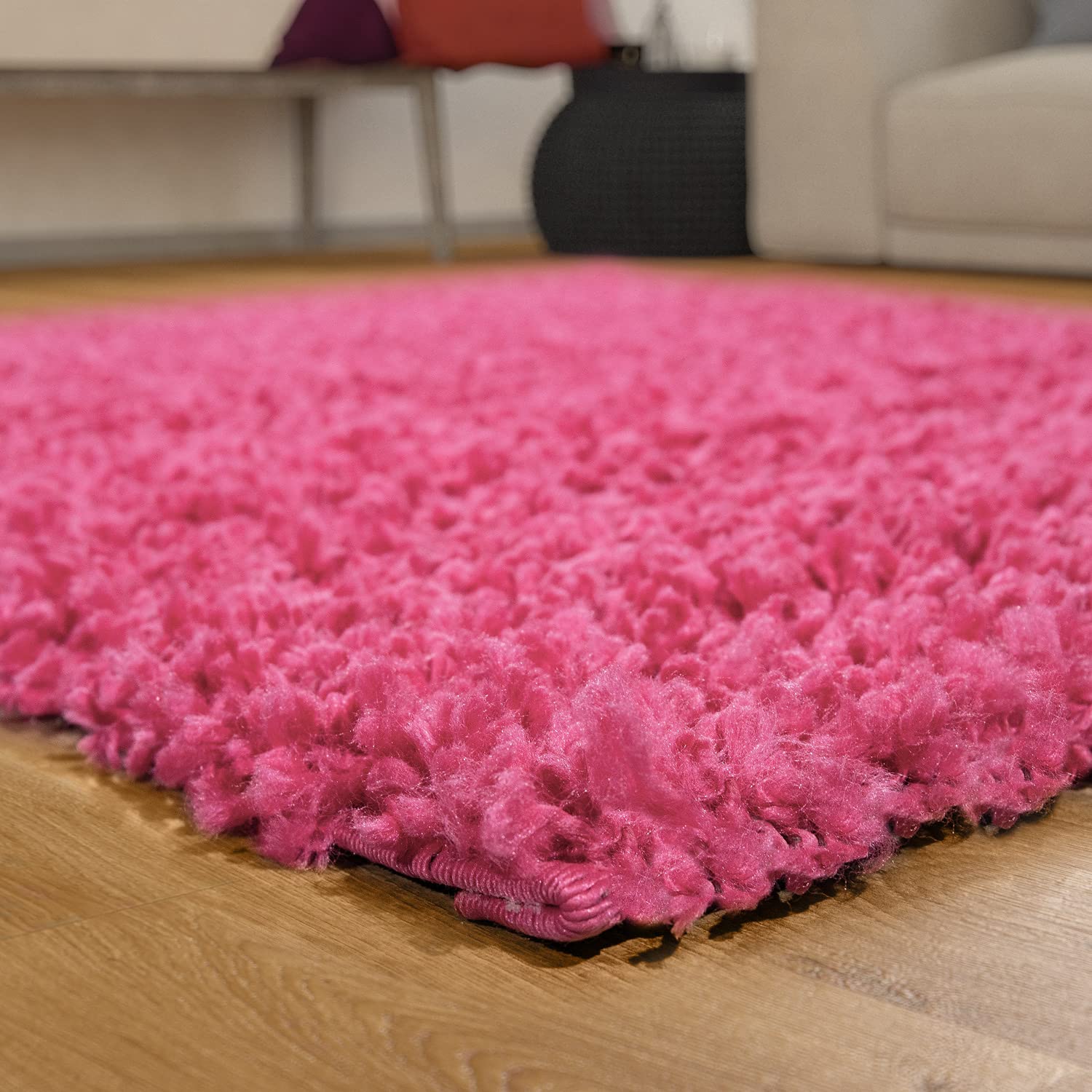 TT Home Woonkamer Vloerkleed Hoogpolig Langpolig Shaggy Soft Effen Modern Design, Kleur: Grijs, Maat:160x220 cm TT Home Woonkamer Vloerkleed Hoogpolig Langpolig Shaggy Soft Effen Modern Design, Kleur: Grijs, Maat:160x220 cm