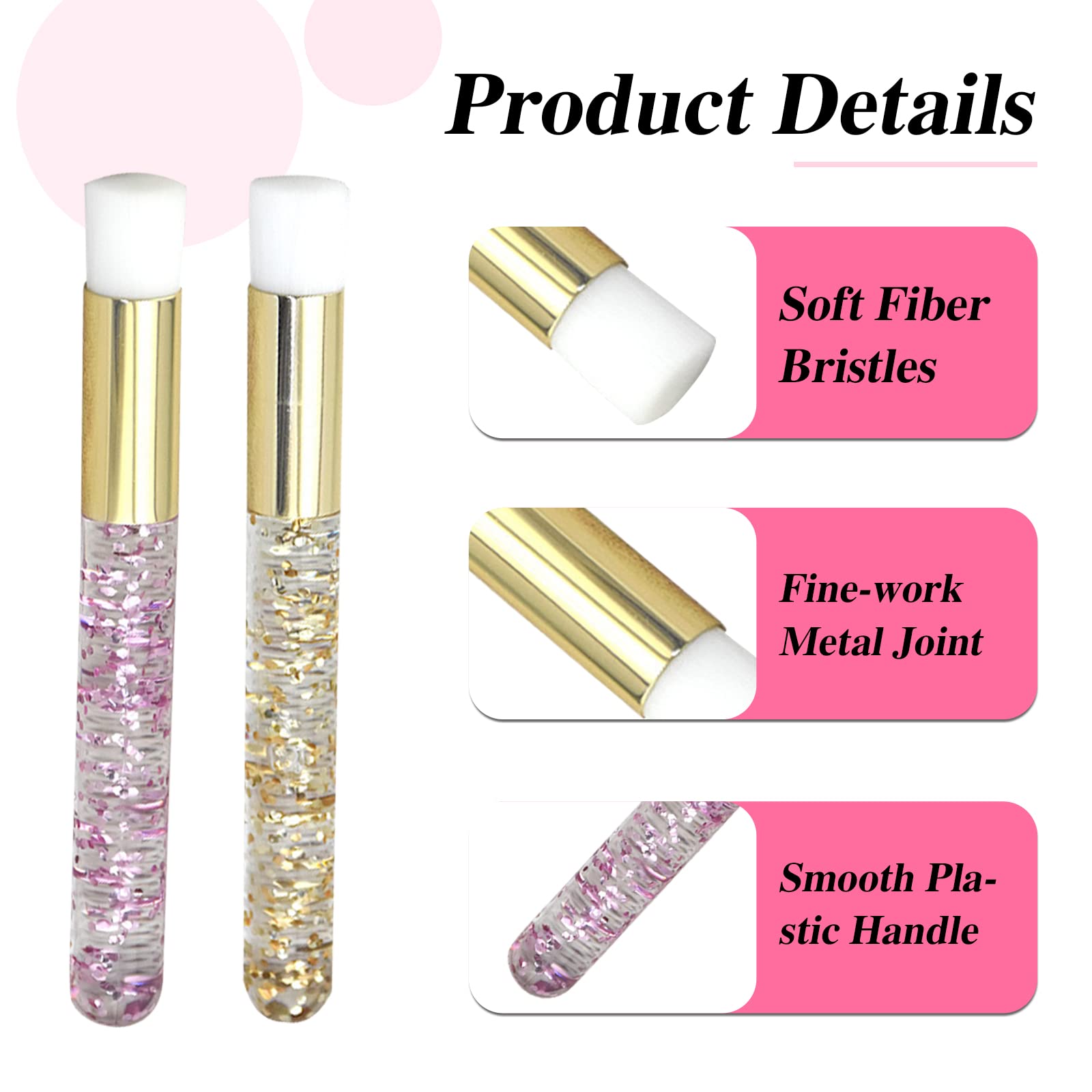 20 Pièces Brosses à Shampoing de Cils Brosse de Nettoyage en Profondeur de Pores de Nez Brosse à Enlever de Points Noirs Brosses Nettoyantes d’Extensions de Cils Brosses de Lavage Cosmétiques
