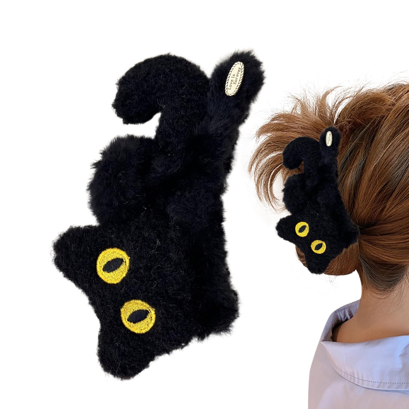 Amazon.co.jp: XUQEAYWD ぬいぐるみ ヘアクリップふわふわ ヘア