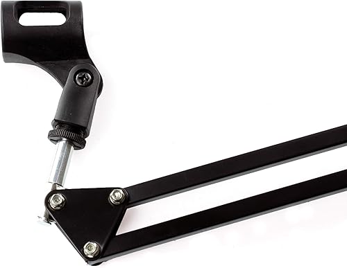 Miniatura 6 de RockJam Heavy Duty, escritorio de montaje de micrófono de tijera brazo soporte de micrófono RJMS050