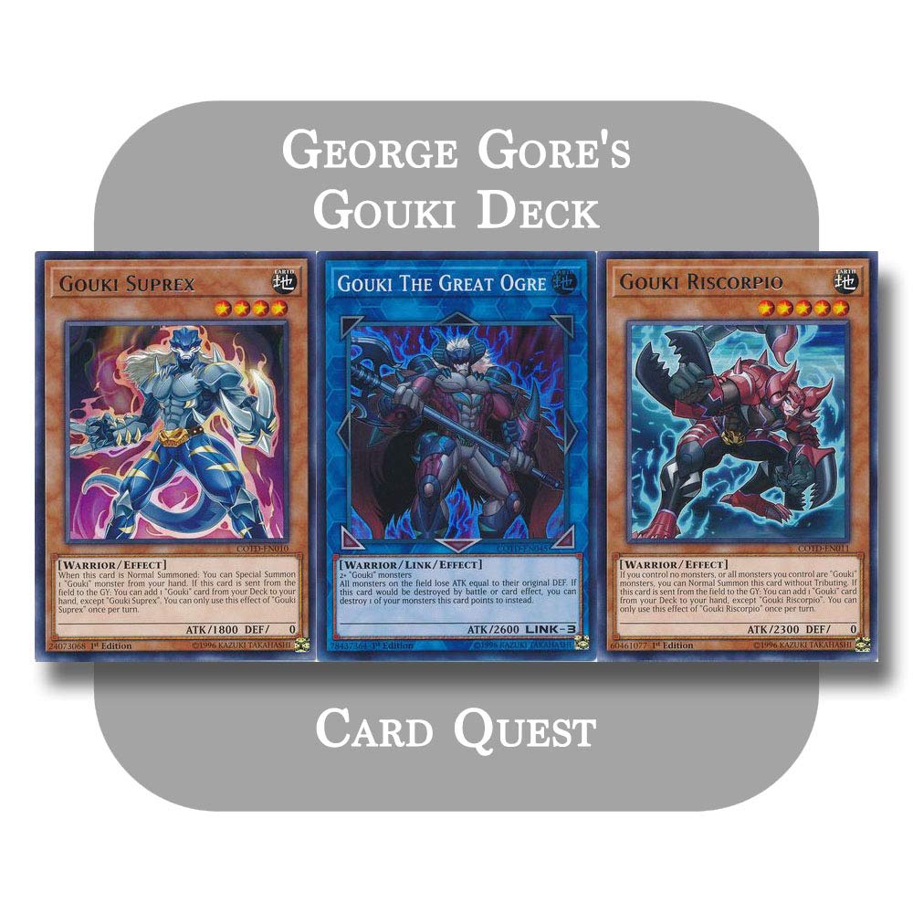 Amazon.com: Yu-Gi-Oh! VRAINS - George Gore's Complete Gouki Link Deck :  Toys & Games