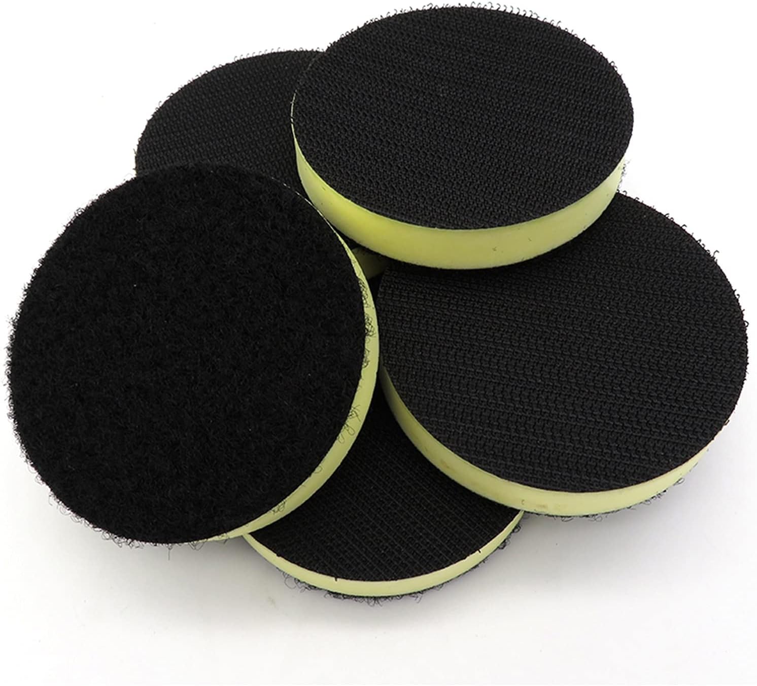 Sanding Sandpaper Sponge Brush 5PCS PU Foam Interface Pad 3 Inch 75mm Sanding Machine Liner Polishing Pad Power Tool Accessories Hook And Loop