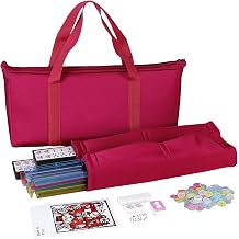 US Mahjong Portable Complete Set with Rulers and Dice