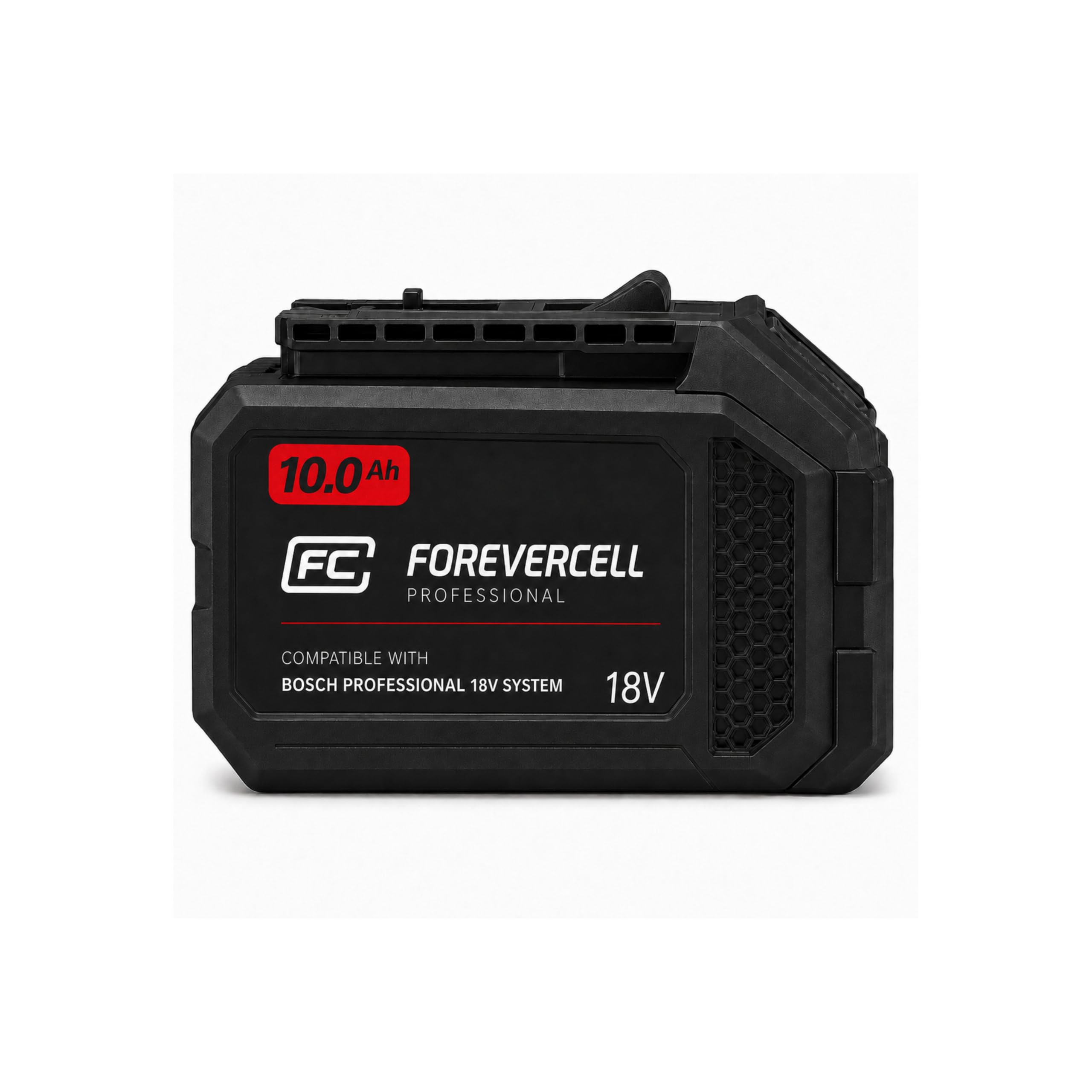 Batteria di ricambio da 18 V, 10,0 Ah, adatta per Bosch Professional 18 V, batteria agli ioni di litio ad alte prestazioni