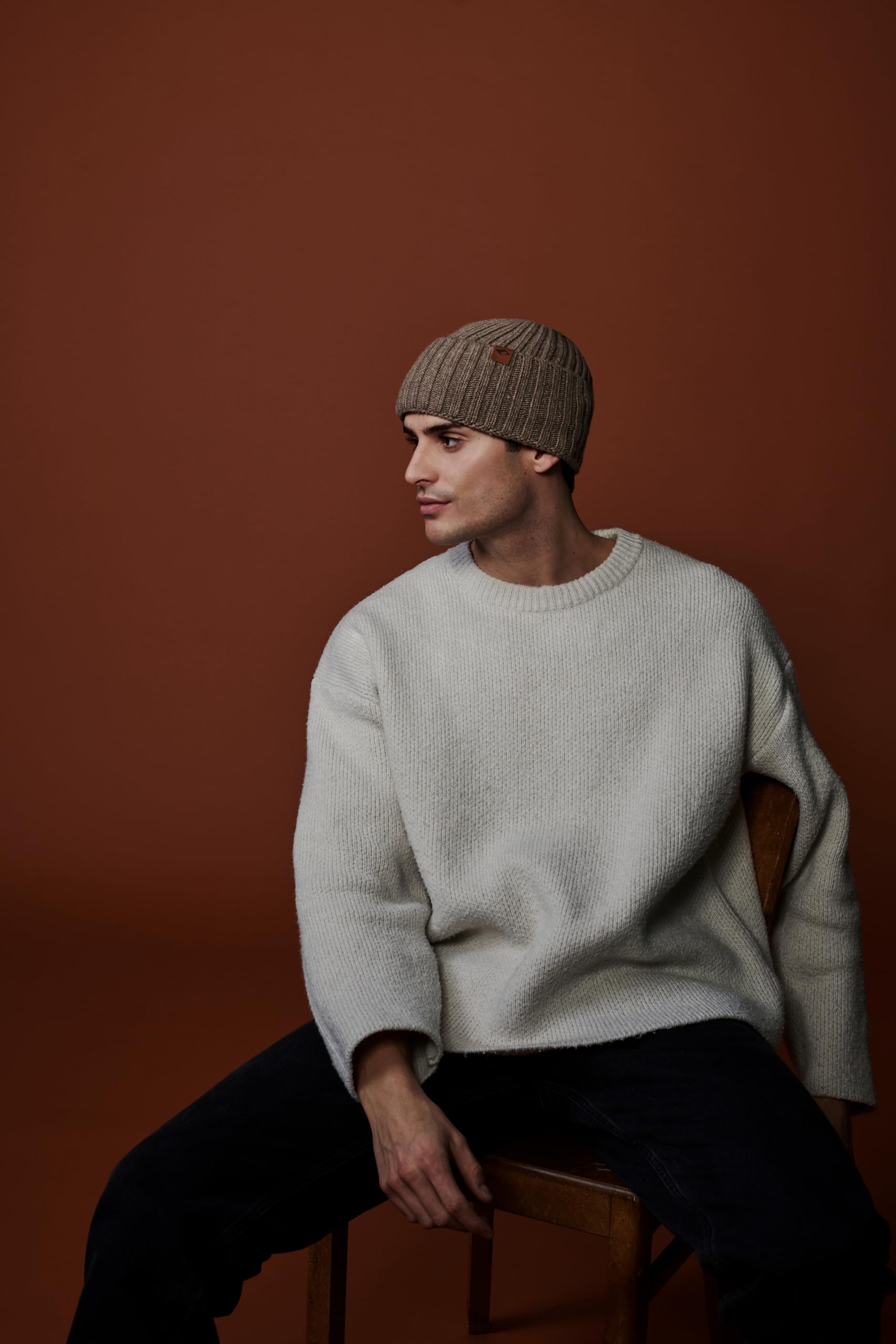 Chillouts Czapka Beanie DarianKobiety/Mężczyźni - bawełniana z mankietem wywijanym otokiem jesień-zima Jesień Zima