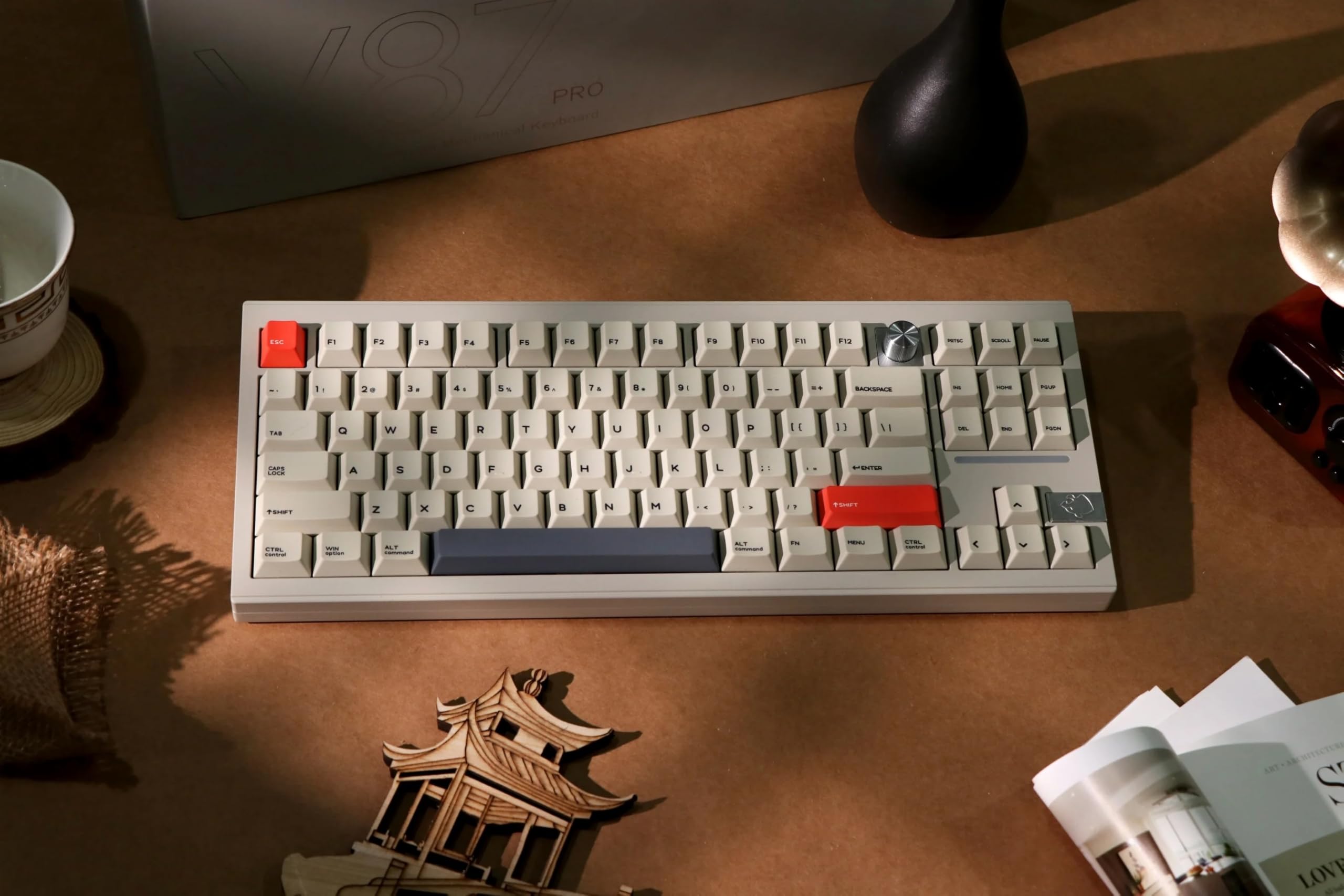 Amazon | CIDOO V87 メカニカルキーボード | トリプルモード