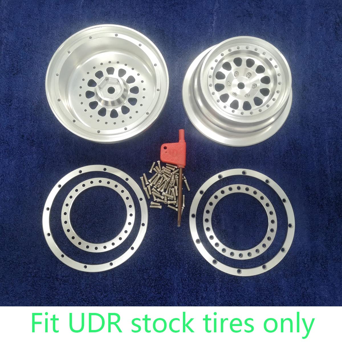 traxxas UDR アルミホイール　2本　未使用品　トラクサス　社外ホイール Amazon | VITAVON & VOTACH アルミビーズロック ホイール シルバー