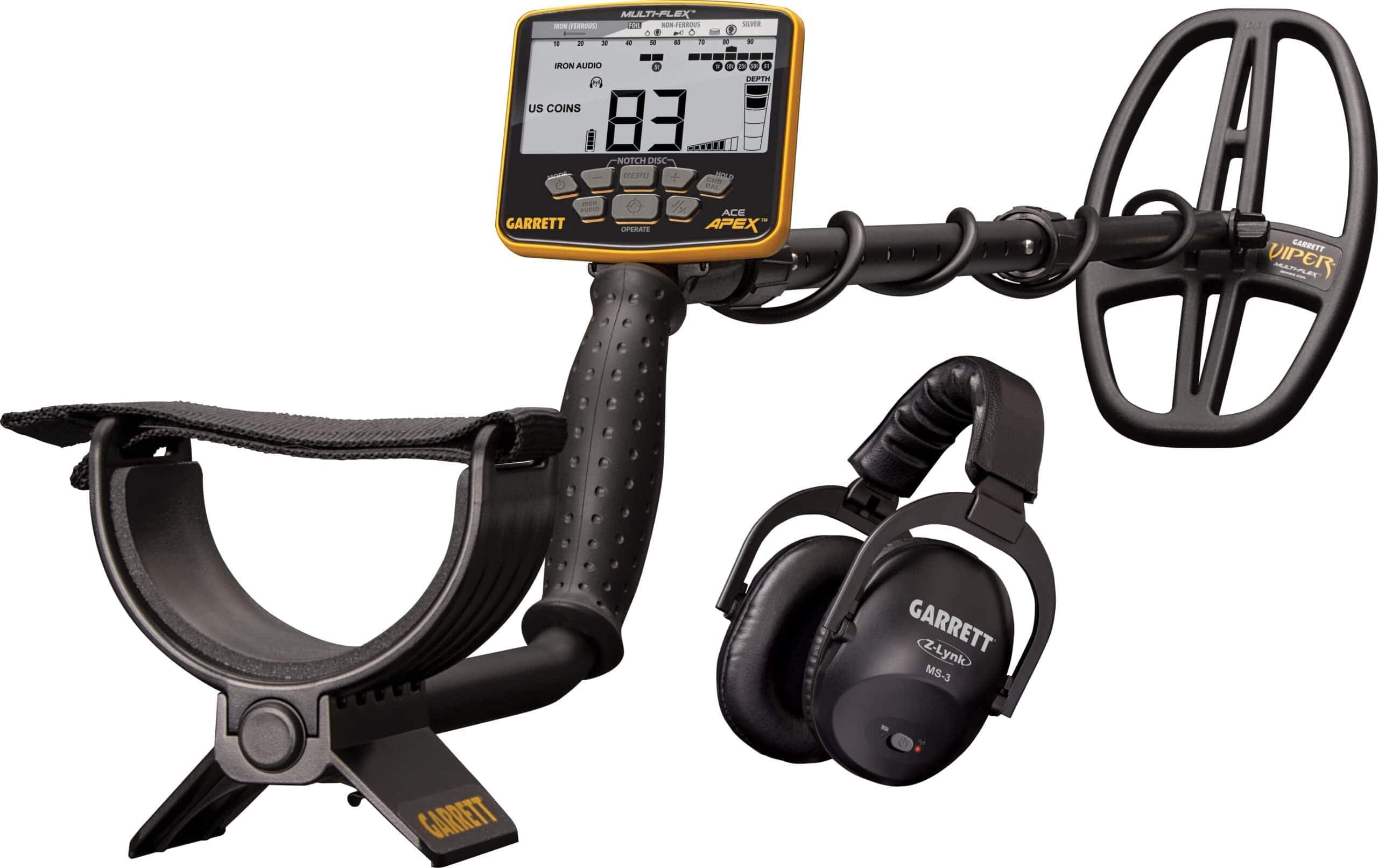 GARRETT APEX Multi-Frequency Detector with Z-Lynk Wireless Headphones