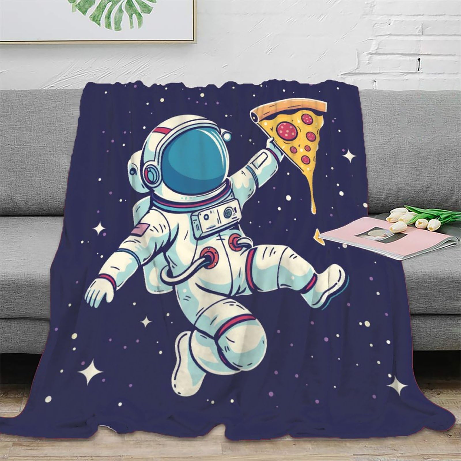Couverture flanelle super douce 200x230cm chaude et douillette pour lit d'enfant