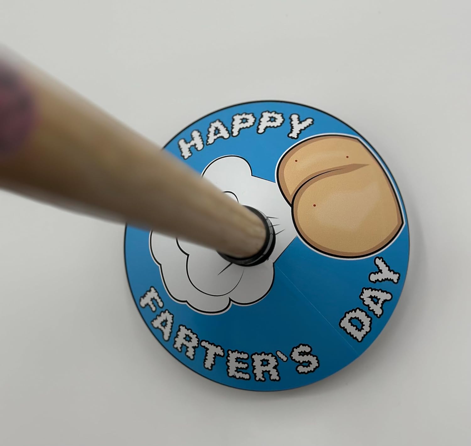 Happy Farter's Day Plunger - Funny Gift, Prank, Joke, Laugh for Dad, Father's Present, Bathroom Decor