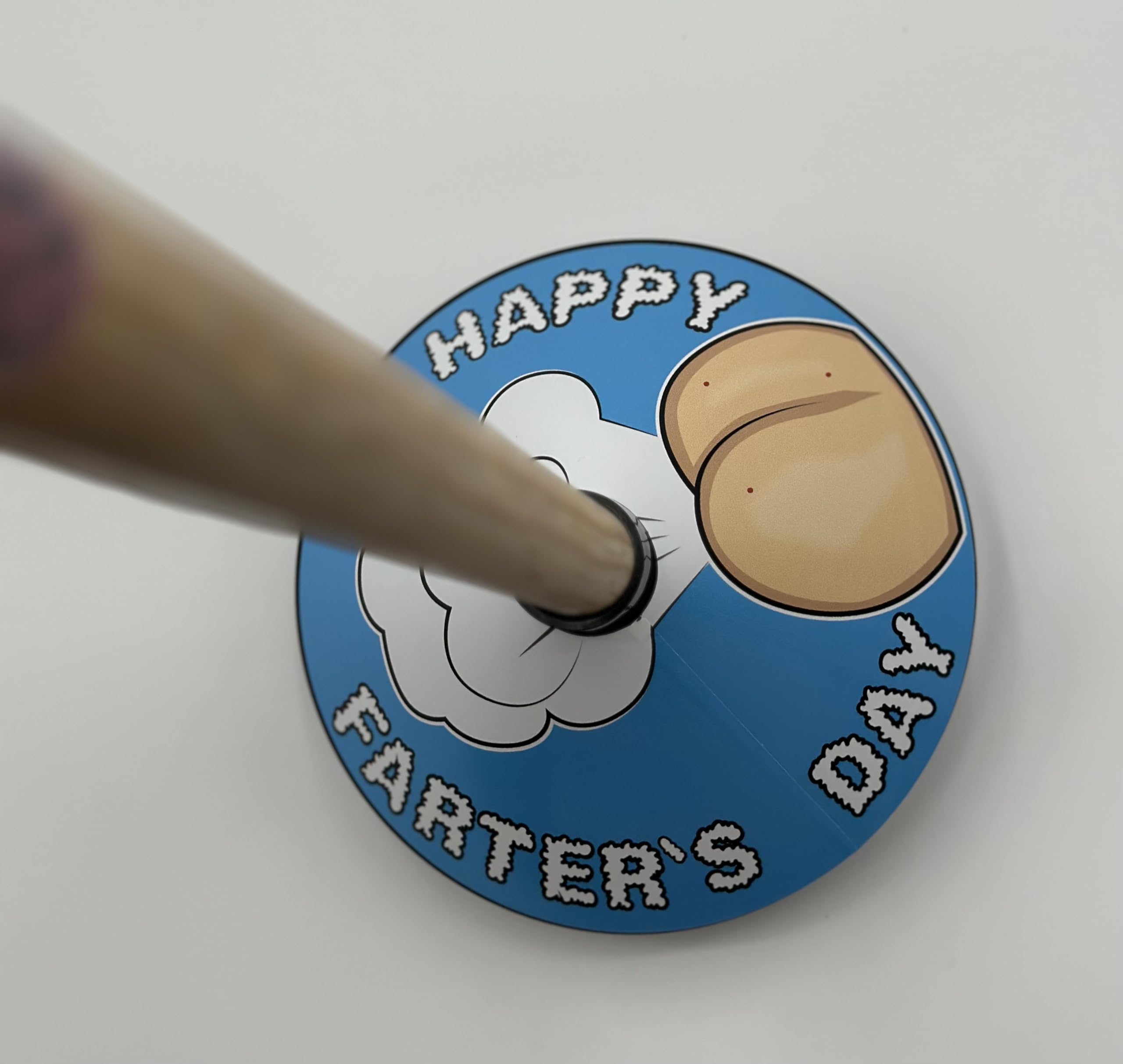 Happy Farter's Day Plunger - Funny Gift, Prank, Joke, Laugh for Dad, Father's Present, Bathroom Decor