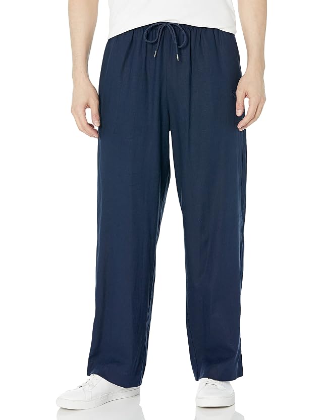 Emporio Armani Mens Mens Superfine Linen Blend Trousers