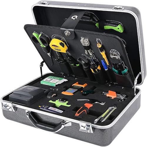 Miniatura 9 de FTTH ToolKit TFS-40D KomShine Kit de herramientas de empalme de fusión de fibra óptica con medidor de potencia de fibra óptica y localizador de