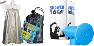 – Wearable Shower Garment, Privacy RV & Camping Shower, Shower to Go: Portable Camping Shower, Best Outdoor Emergency Body Cleaning Device
