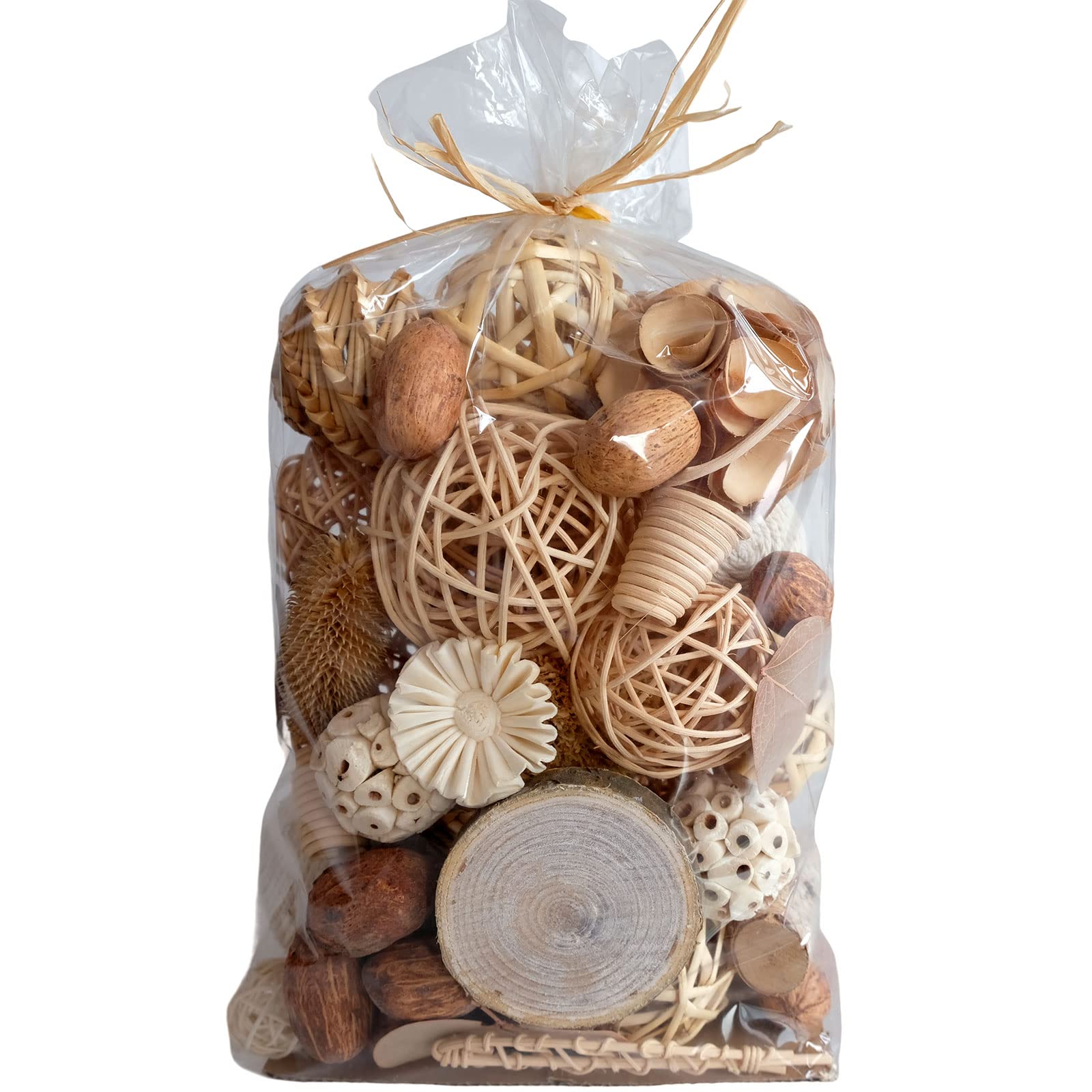 Lot De 2 Boules Décoratives En Rotin Tressé - Diamètre 10 Cm - Décoration Rustique Maison/fêtes/vases