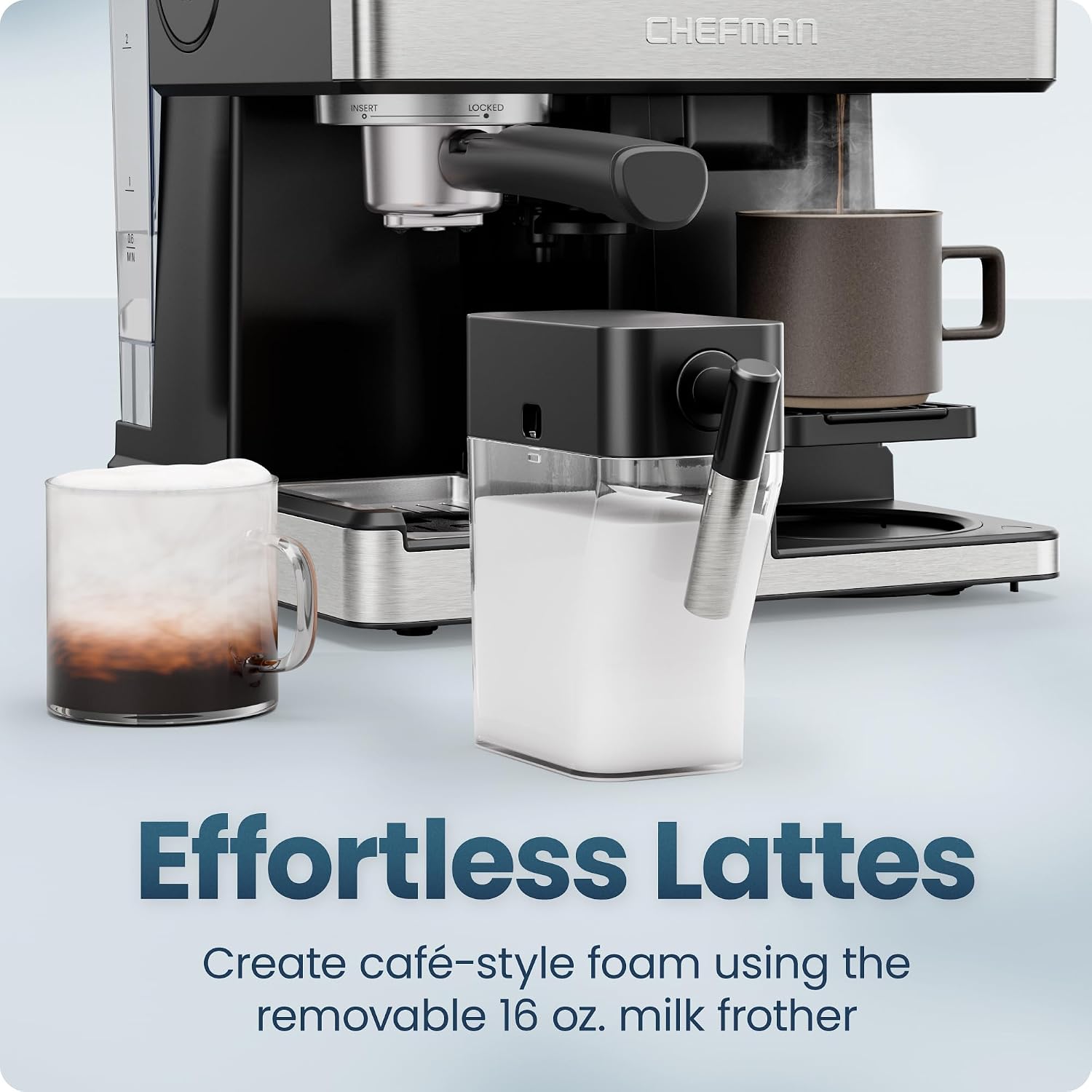 Chefman Coffee Station, Coffee Maker Espresso Machine Combo