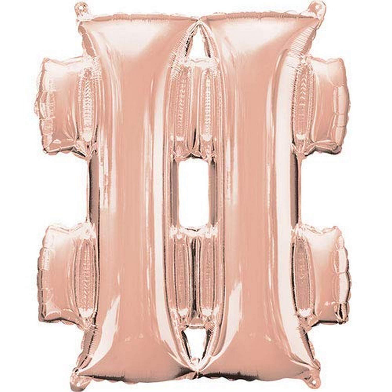 Amscan 3747901 16In: '#' Rose Gold