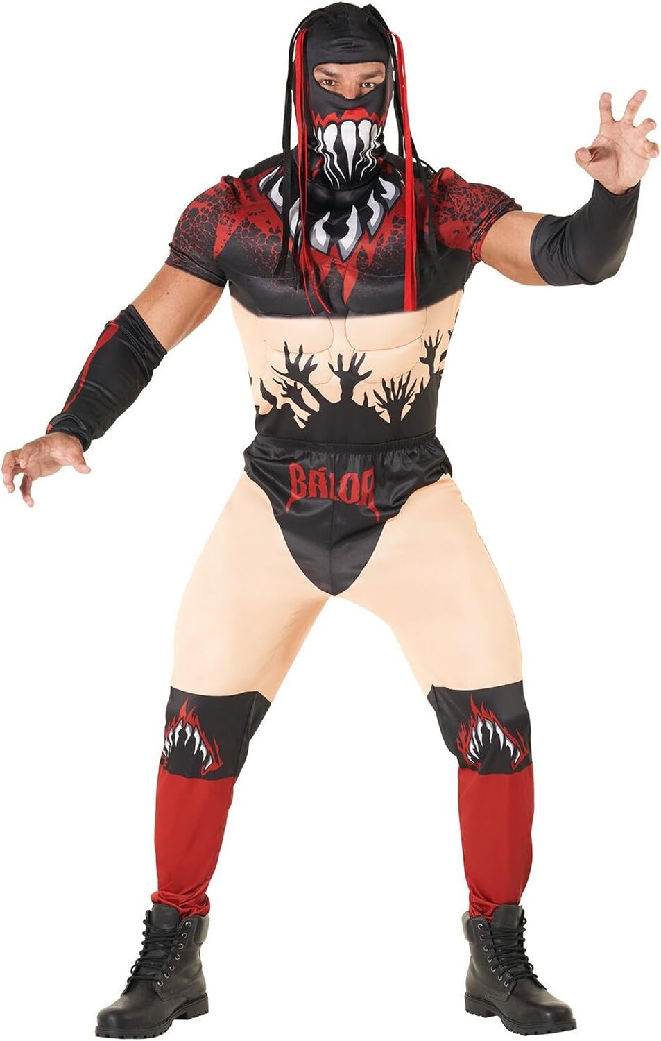 Morph Bret Hart Costume, Bret the Hitman Hart WWE Costume Adult, Wrestling Costumes for Men, WWE Costumes for Men