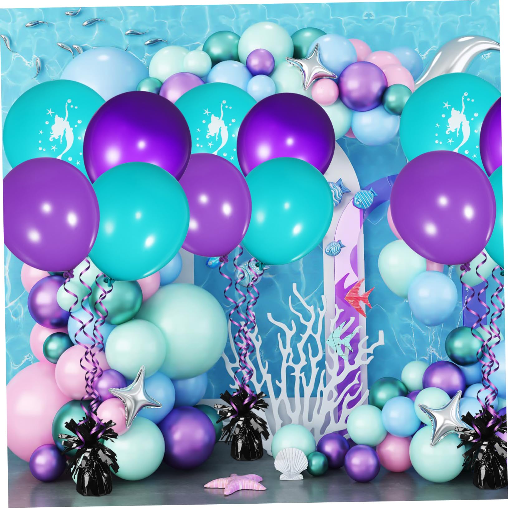 ULTECHNOVO Ensemble de Ballons Lourds 8 Pièces en Pet Noir, Résistant et Facile à Utiliser, Poids pour Ballons de Mariage Design Compact pour Décoration de Mariage et Couloirs