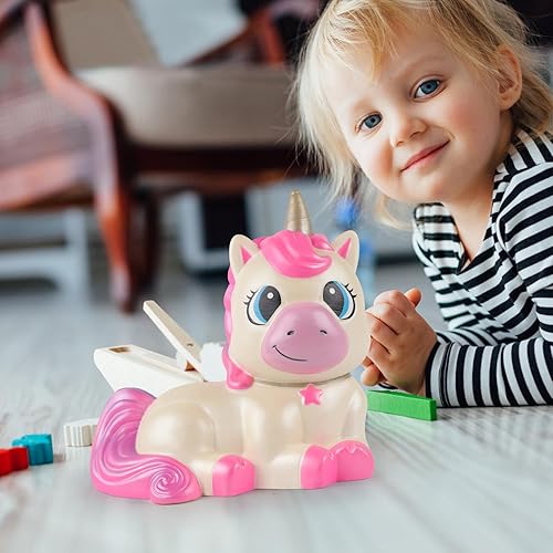 Miniatura 5 de Anboor Squishies - Juguete de unicornio de levantamiento lento para niños, 9.45 pulgadas, suave, esponjoso, jumbo, perfumado, alivio del estrés,