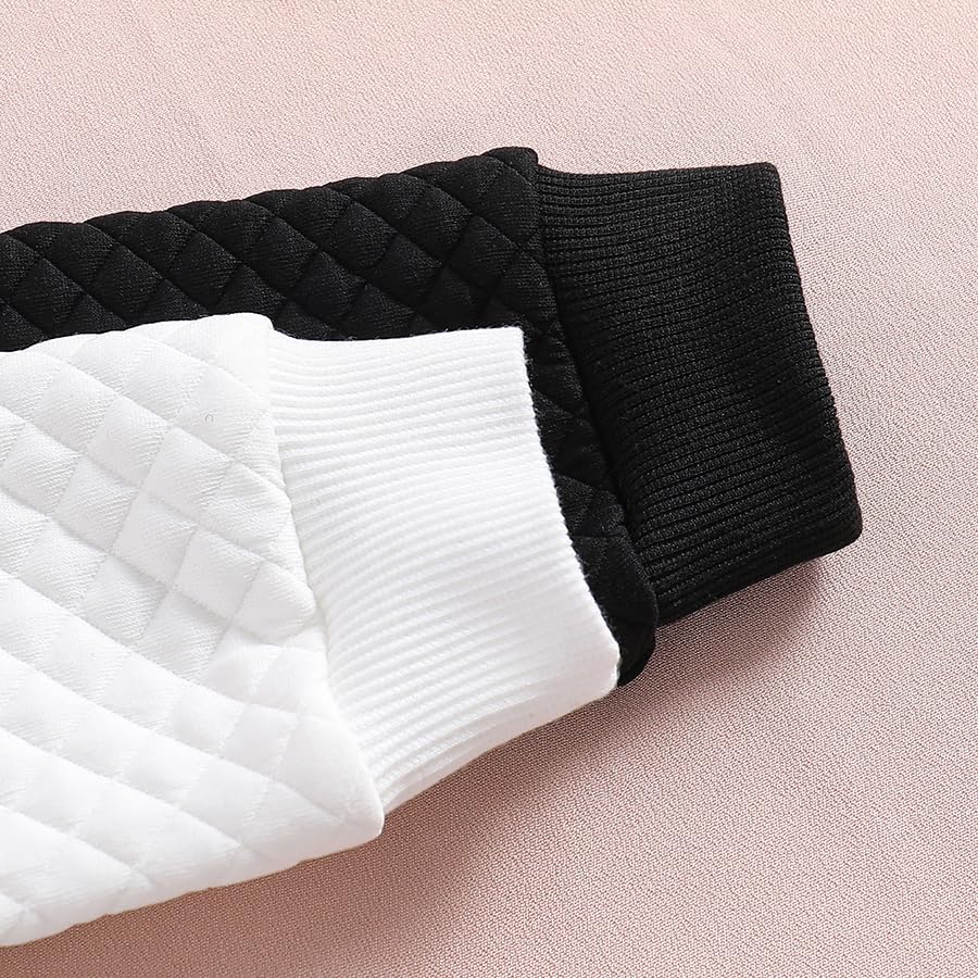 Toddler Boys Sweatshirts 2 Pack Casual Pullover Crewneck Winter Long Sleeve Tops Shirts Clothes 2-7Y4