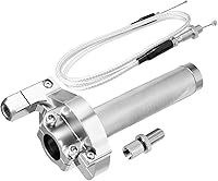 Vista 13 de Throttle Grip Throttle Cable Motorcycle 22mm Universal CNC Aluminum Accelerator Throttle Twist Grips Handlebars for KLX CR CRF EXC XR TTR CB SSR ATV
