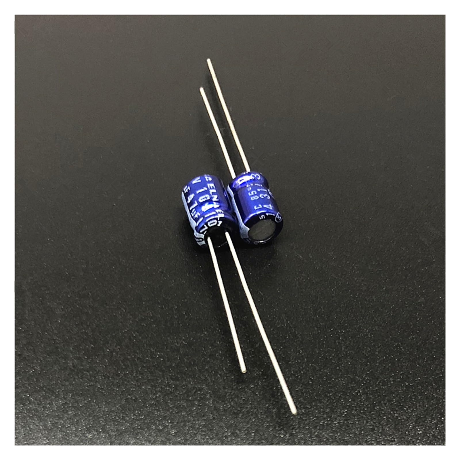 Condensateur audio 47uF 10V mini 5x7mm pour réparation électronique - Lot de 10