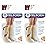 Truform Compression 30-40 mmHg Knee High Stockings Beige, Small, 2 Count